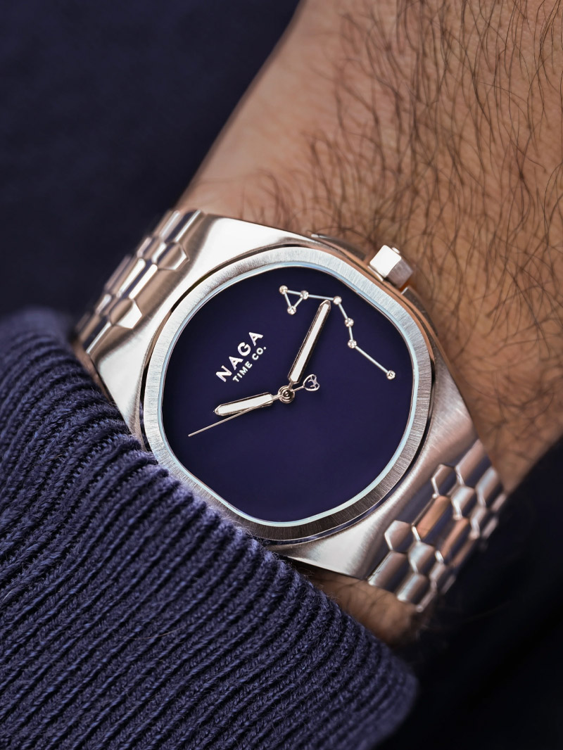 NAGA TIME CO. NAGA 39 Midnight Blue Constellation