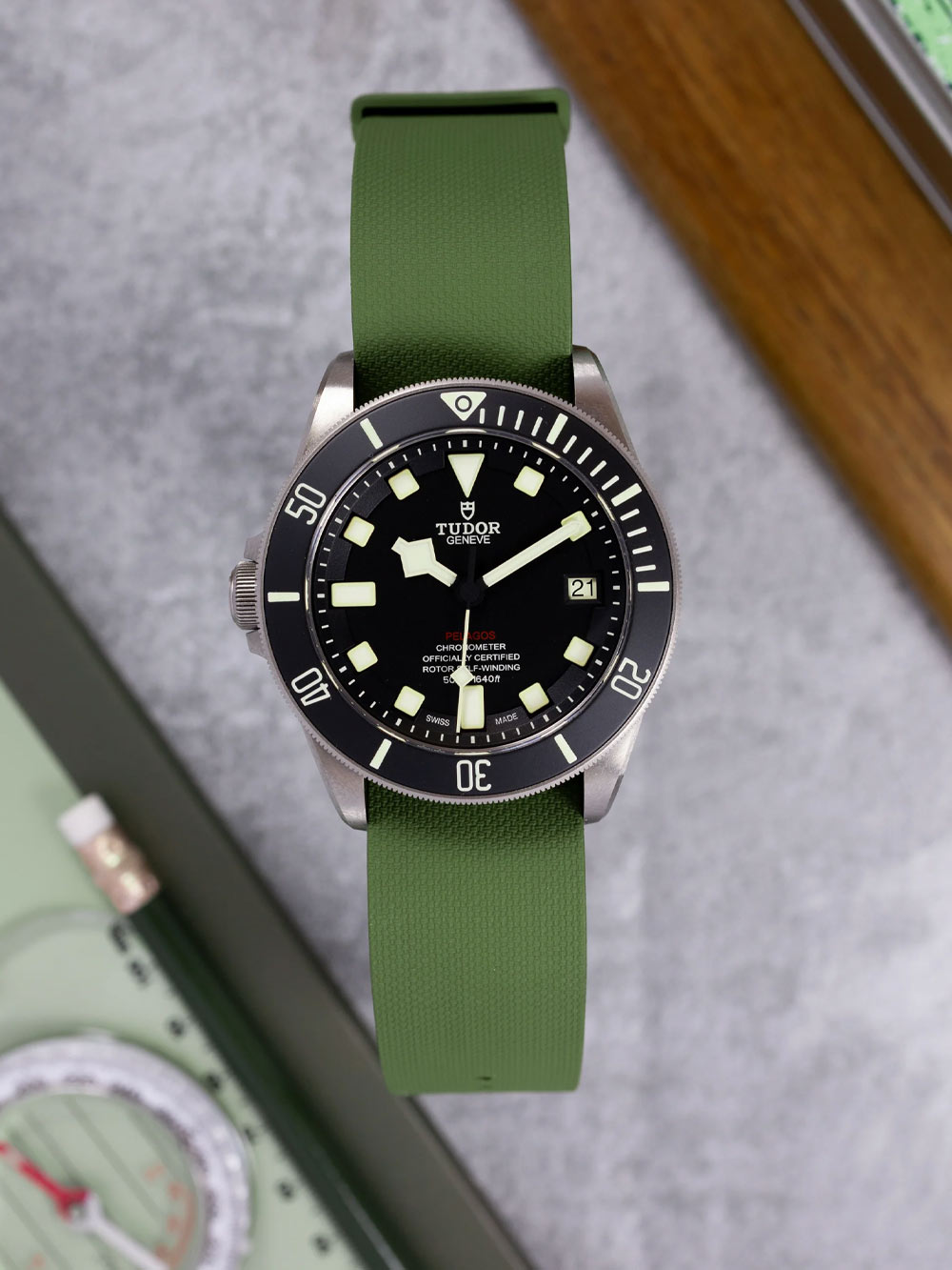 Yorkshire Watch Straps Premium FKM Rubber Single Pass Strap