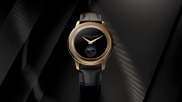 Frederique Constant Present Classics Moneta Moonphase Black and Gold Edition
