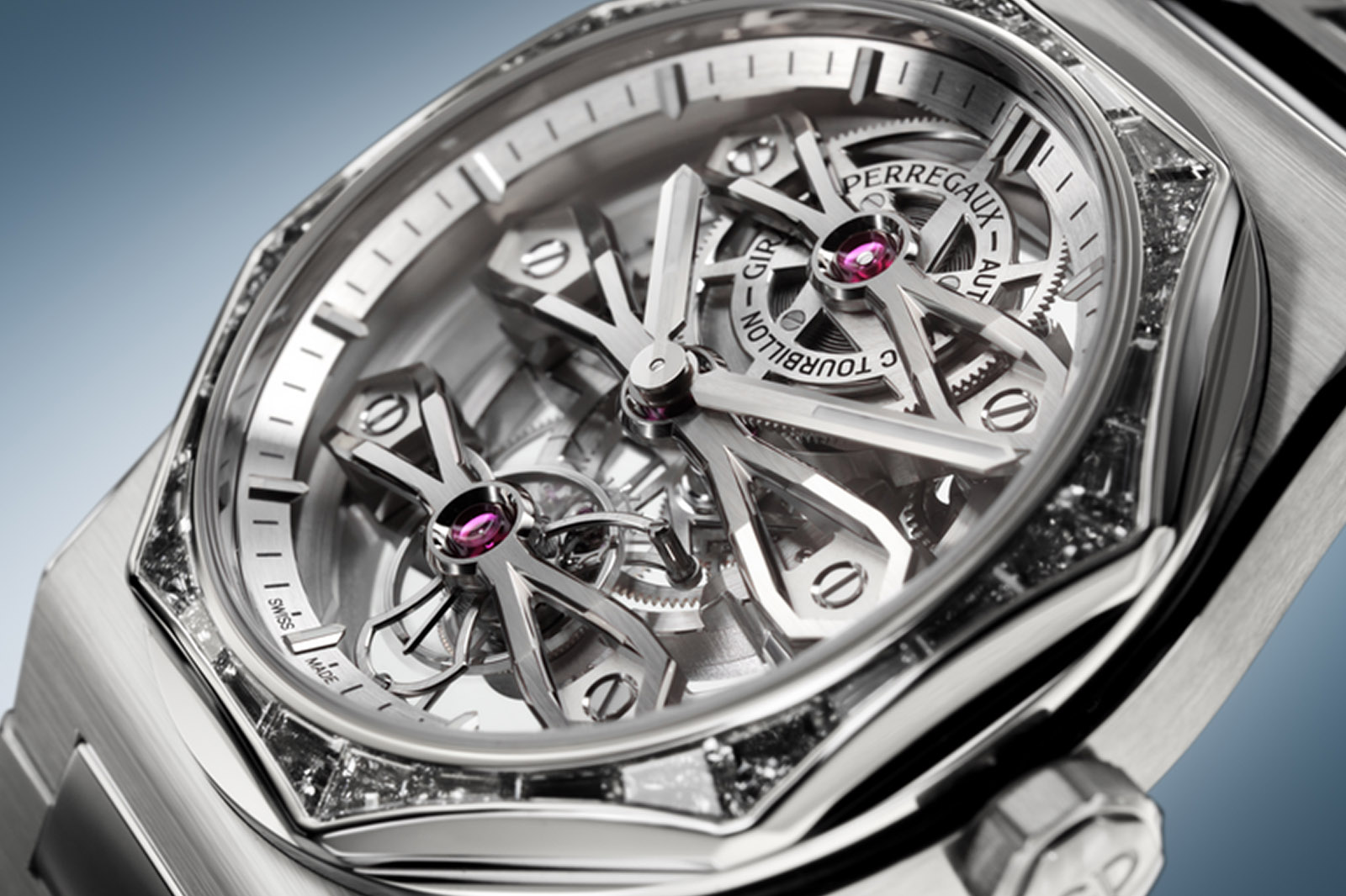 Girard-Perregaux Laureato Three Gold Bridges