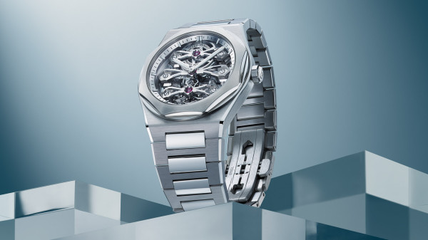 Girard-Perregaux Laureato Three Gold Bridges Fuses Two Signature Collections