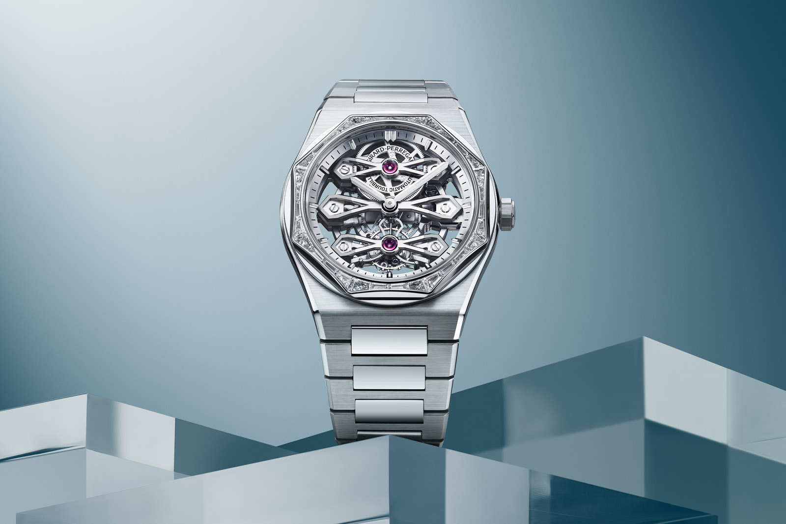 Girard-Perregaux Laureato Three Gold Bridges