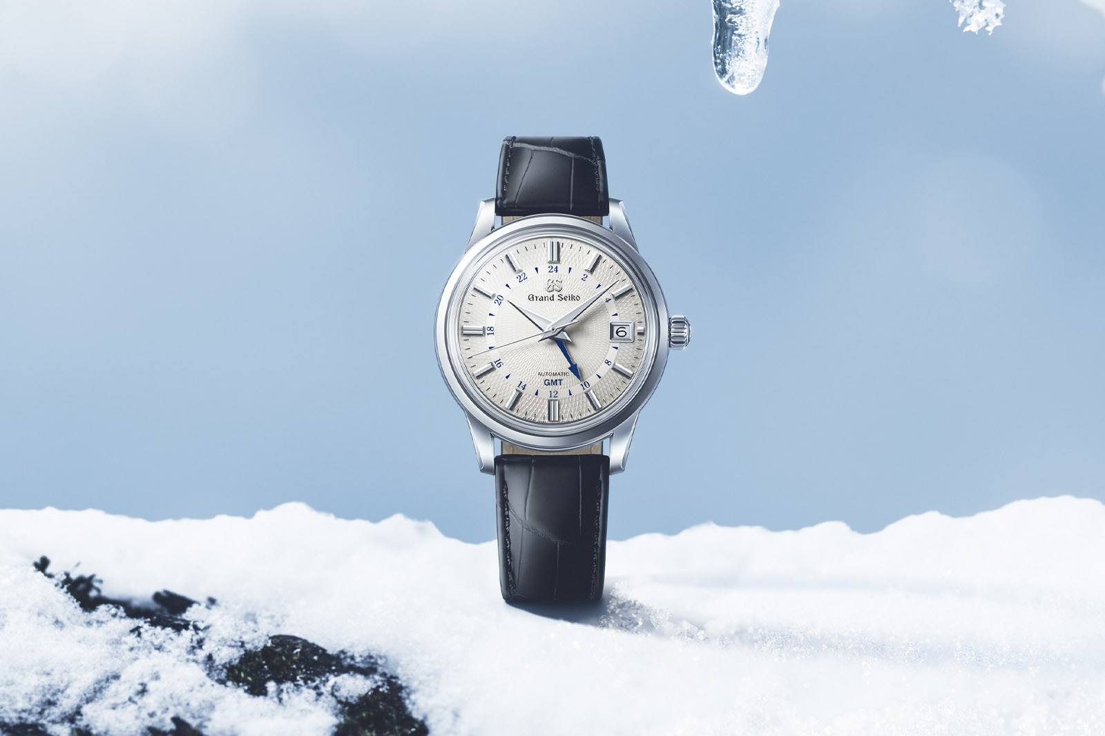 Grand Seiko ‘Snowdrop’ Automatic GMT SBGM255