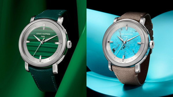 Louis Vuitton Launch Escale Ornamental Stone Turquoise and Malachite Editions