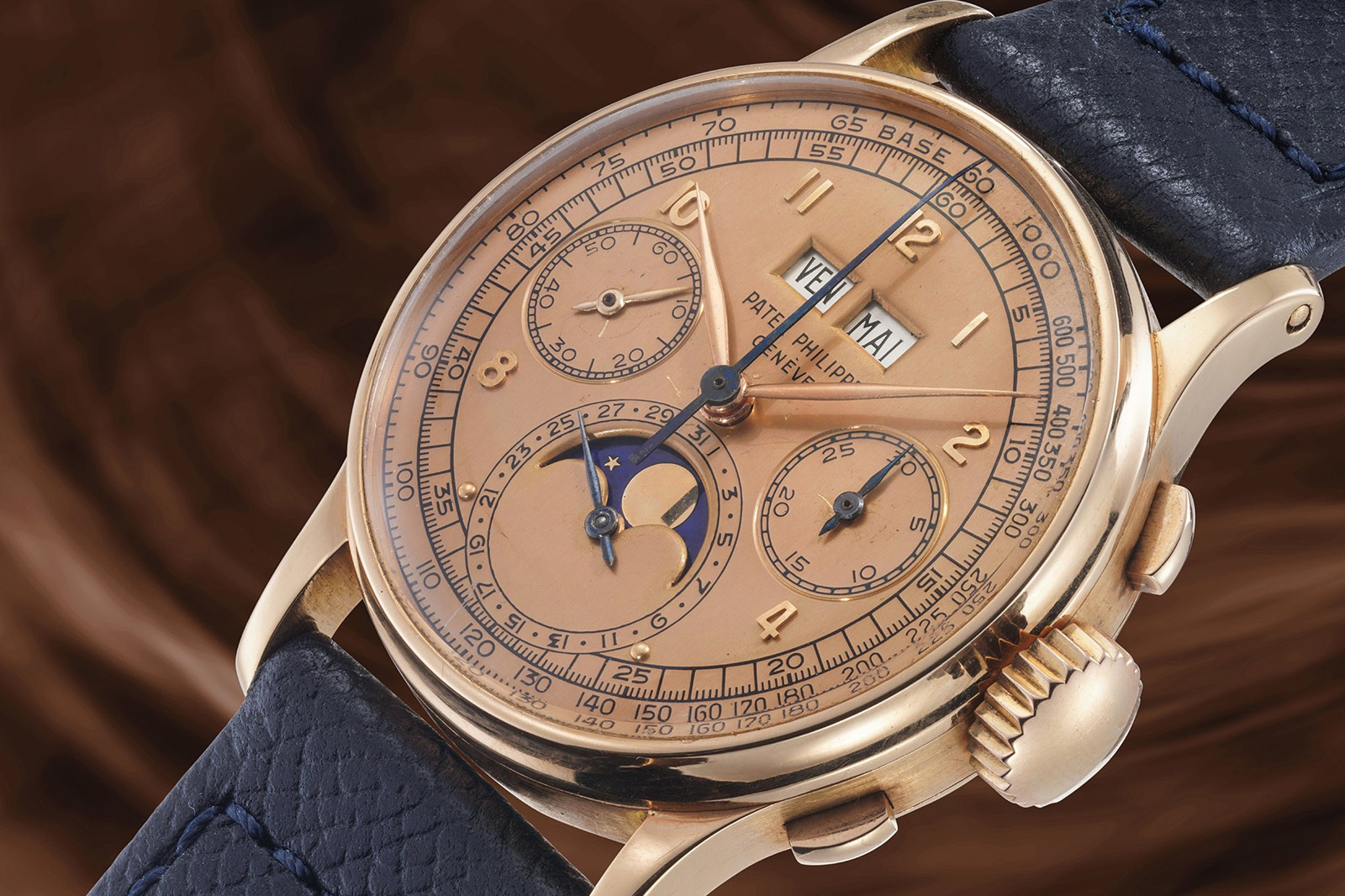 Patek Philippe Perpetual Calendar Chronograph 1518 Pink on Pink