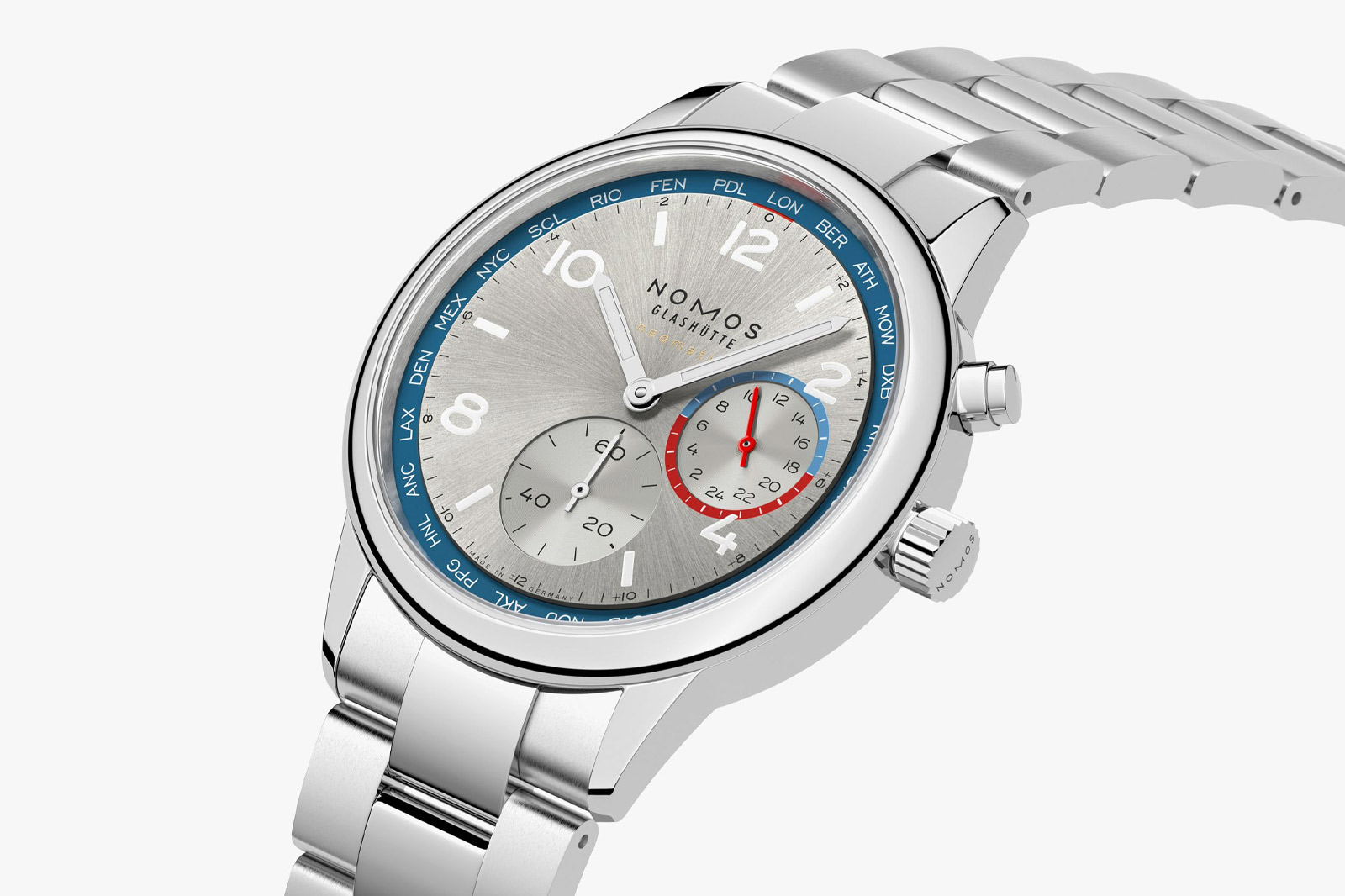 Travel Watch Nomos Club Sport Neomatik Worldtimer
