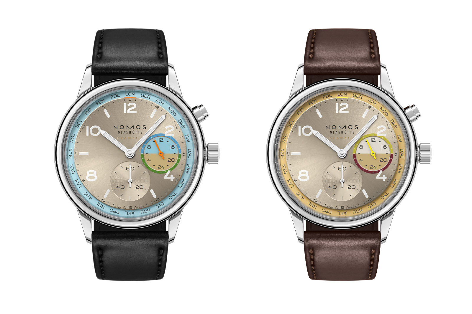 Nomos Club Sport neomatik Worldtimer