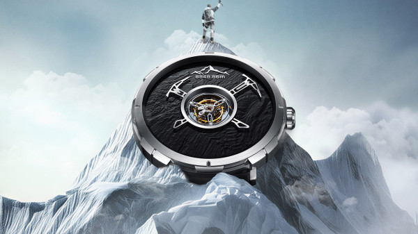 CIGA Design Central Tourbillon Everest Summit is Made from The Mountain