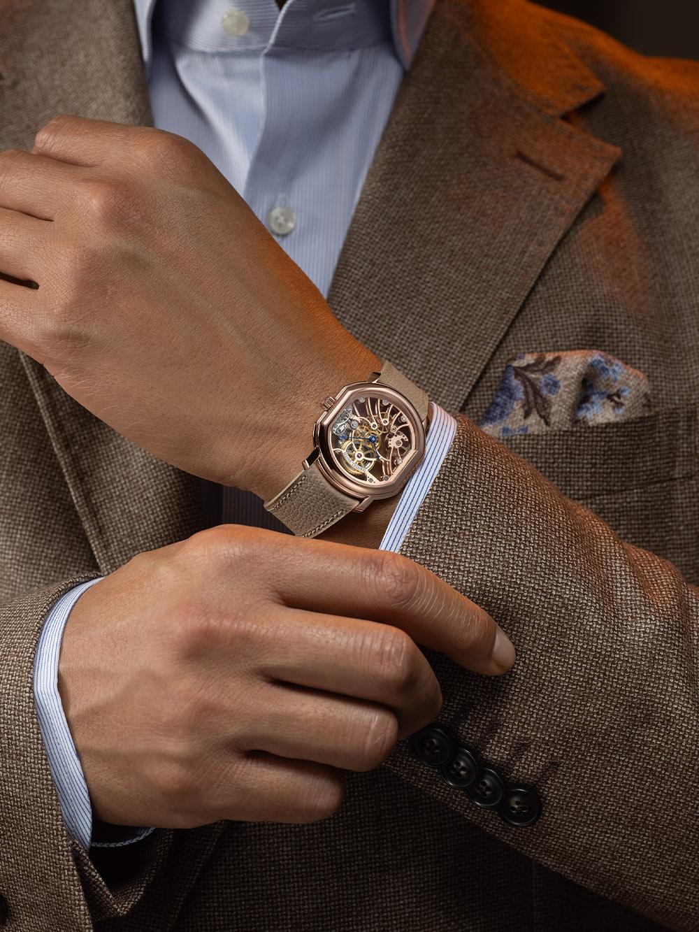 Daniel Roth Extra Plat Rose Gold Skeleton