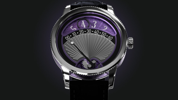 Grandeur Introduce the Monocle with Patented Jump Flap Hour Display