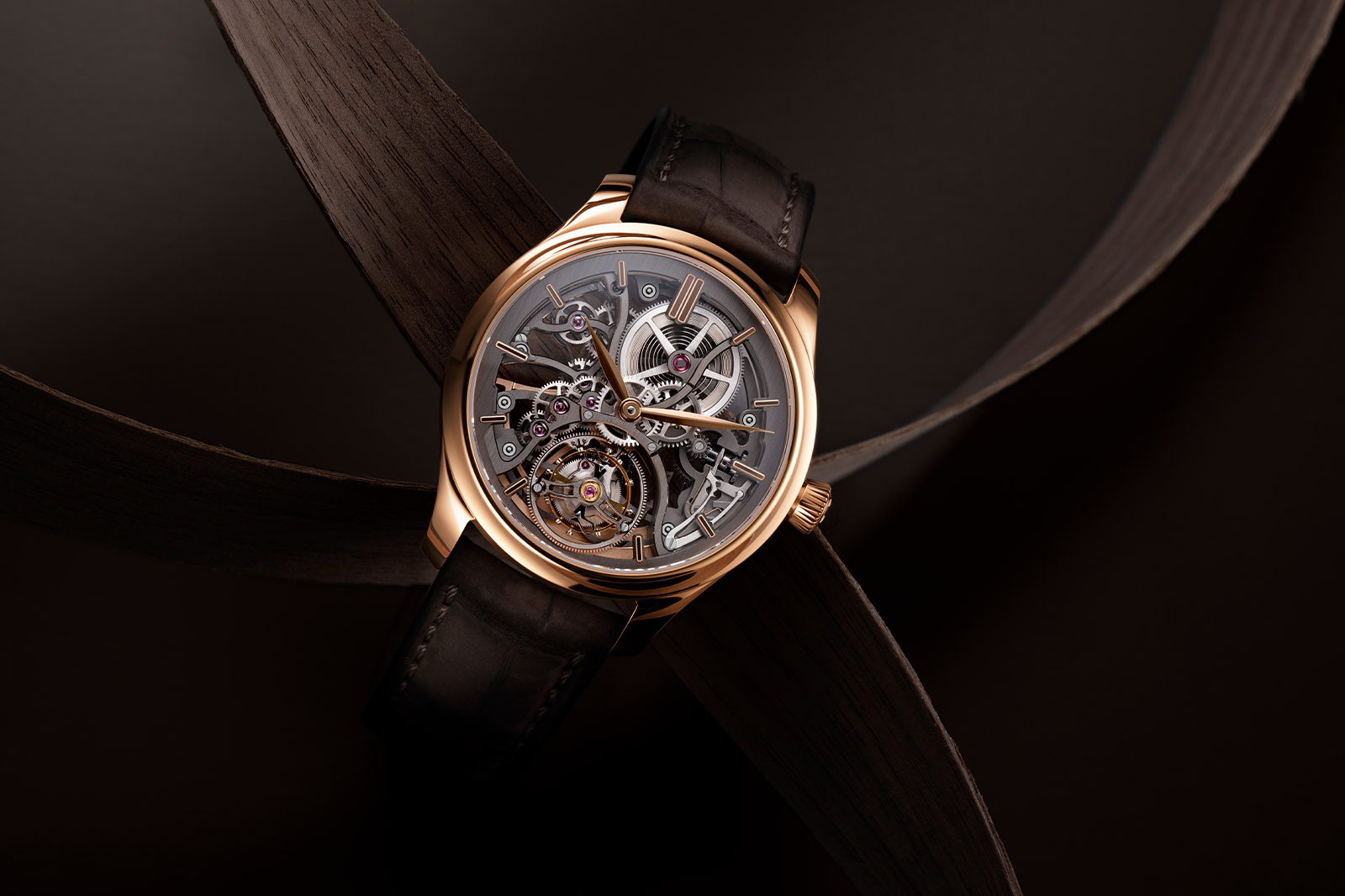 H. Moser & Cie. Introduce Endeavour Tourbillon Skeleton Red Gold