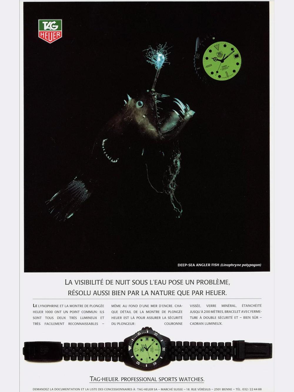 Heuer Diver Professional Night Diver Advert
