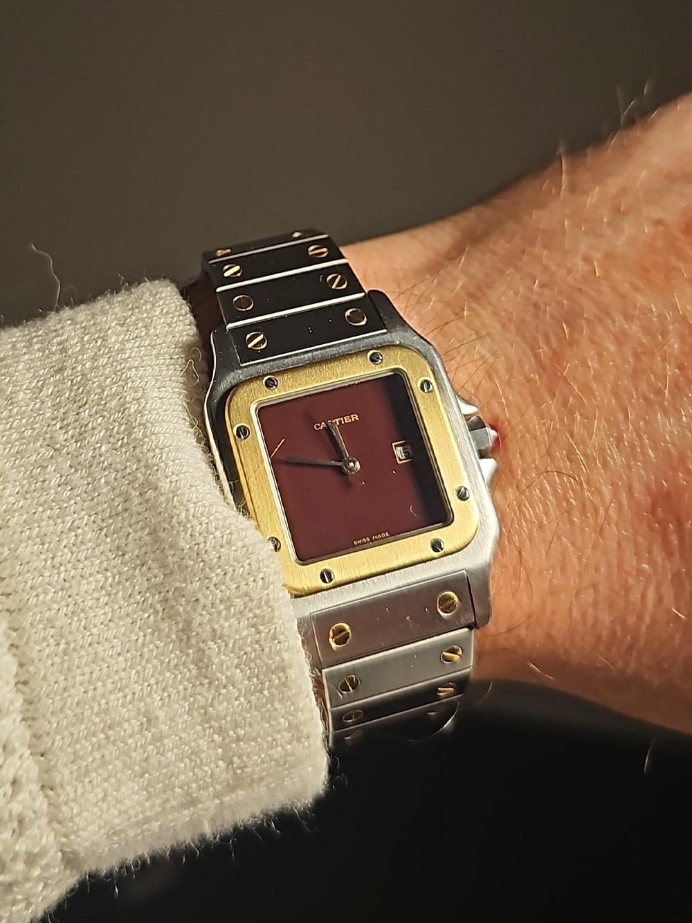 Real Watch Collectors James Schaaf Cartier Santos Carrée Automatique