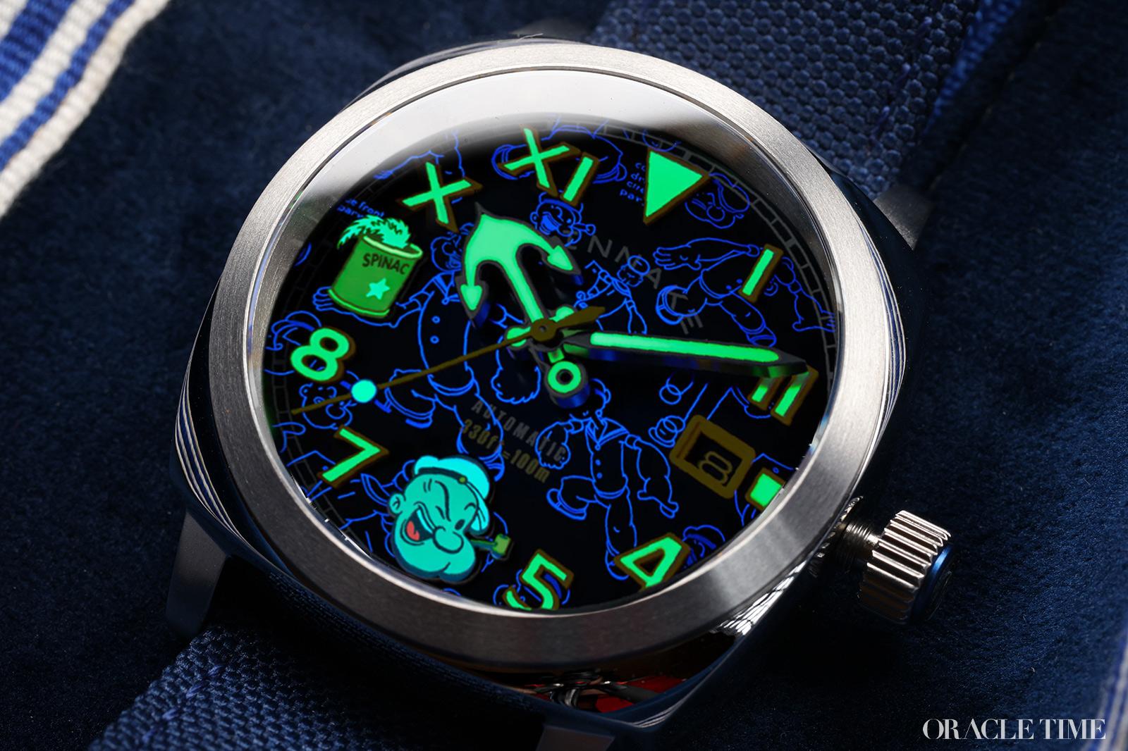 Spinnaker Hull California Automatic Popeye Sailors Lume