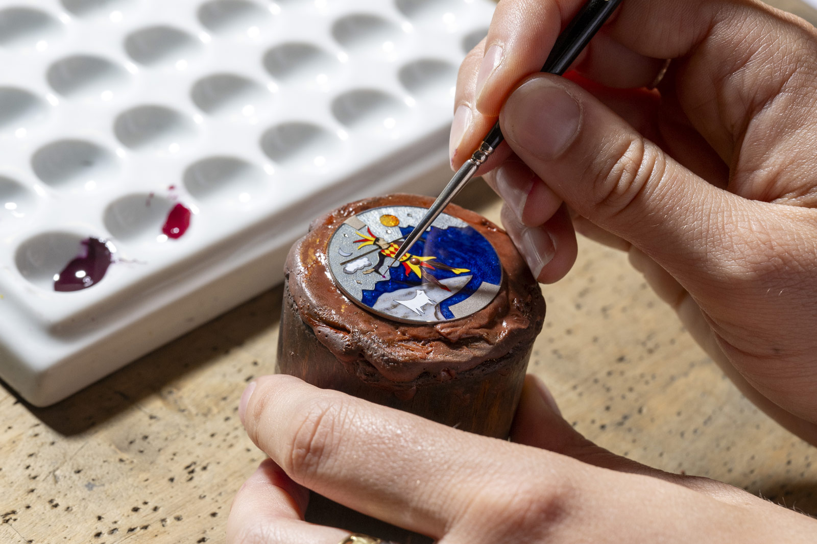Stollenwurm Micro Painting