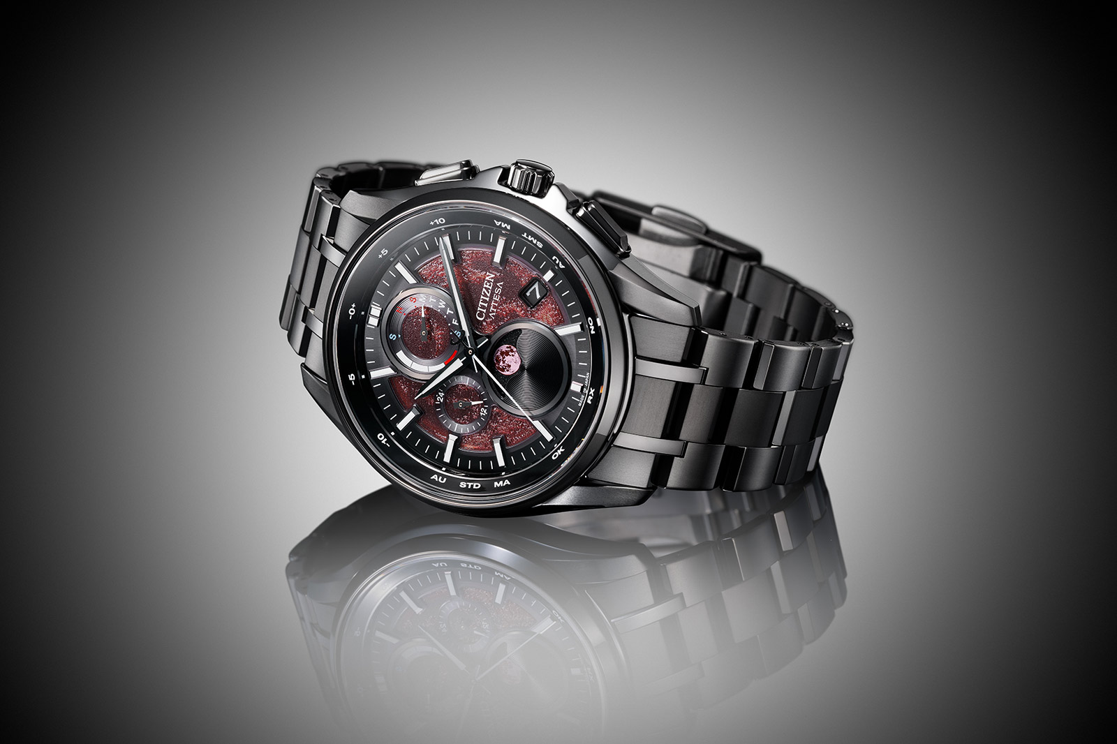 Citizen Attesa Shades of Red Moonphase BY1005-73Z
