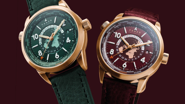 Farer Introduce 2026 World Timer Collection in Burgundy and Gold
