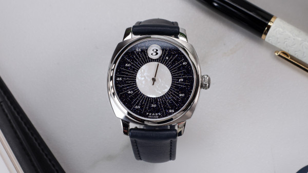 Fears Release Brunswick 40.5 Jump Hour ‘Celestial’ with Aventurine Dial