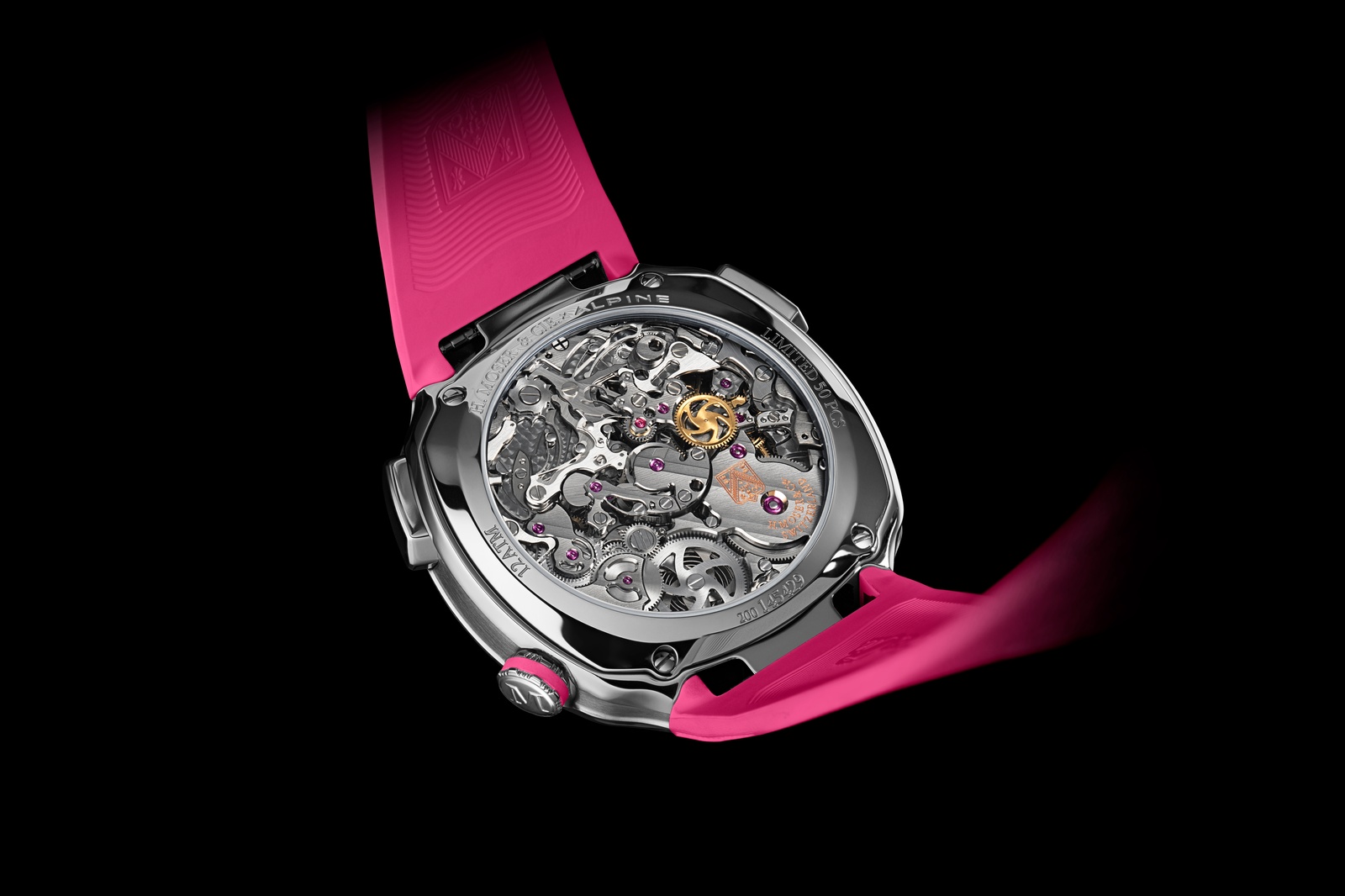 H. Moser & Cie. Streamliner Alpine Drivers Pink Edition