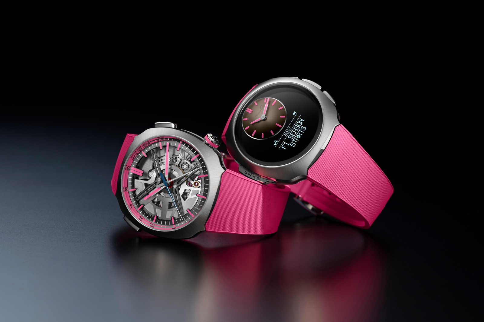 H. Moser & Cie. Reveals Streamliner Alpine Drivers and Mechanics Pink Editions For 2026