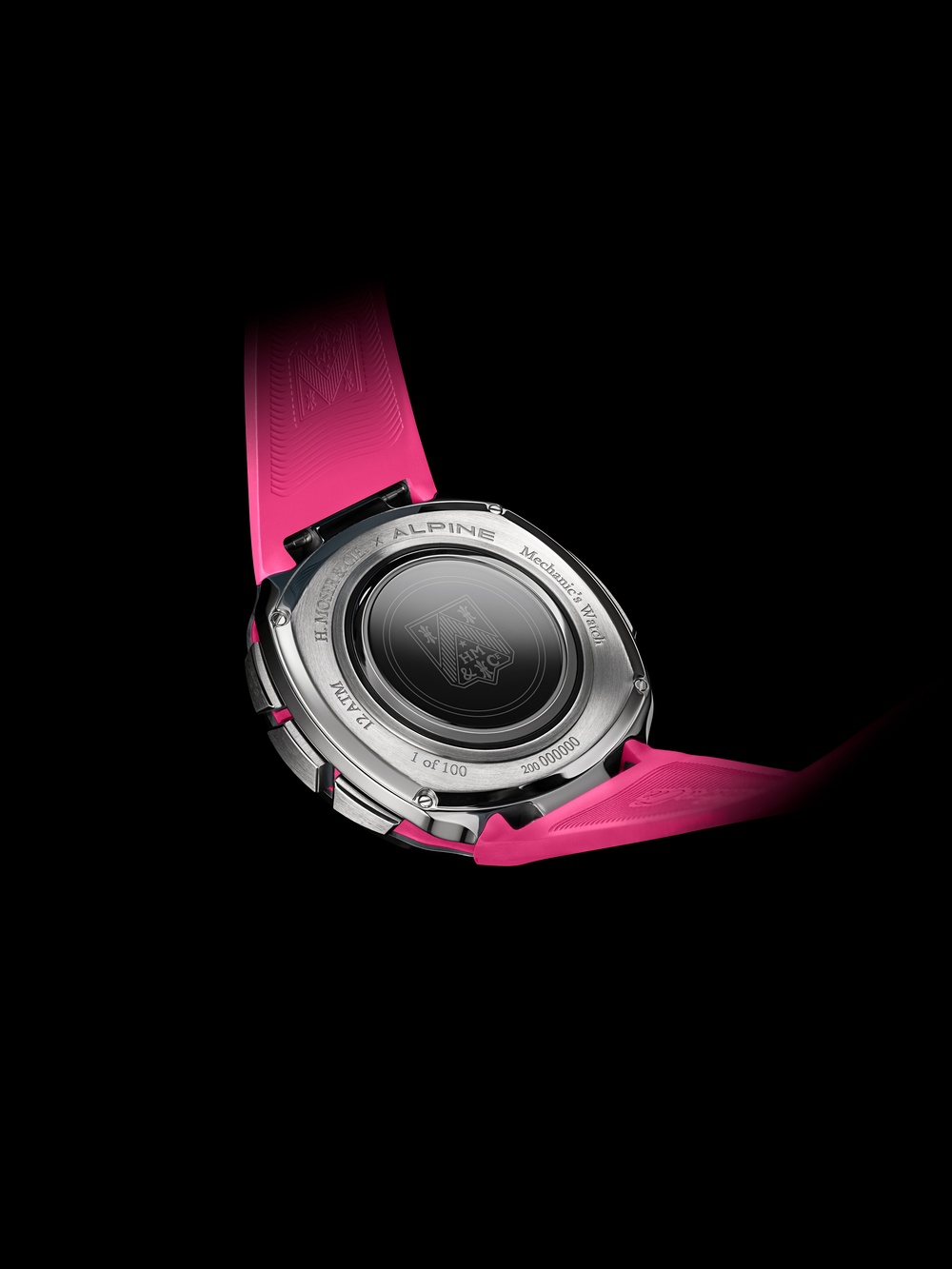 H. Moser & Cie. Streamliner Alpine Mechanics Pink Edition