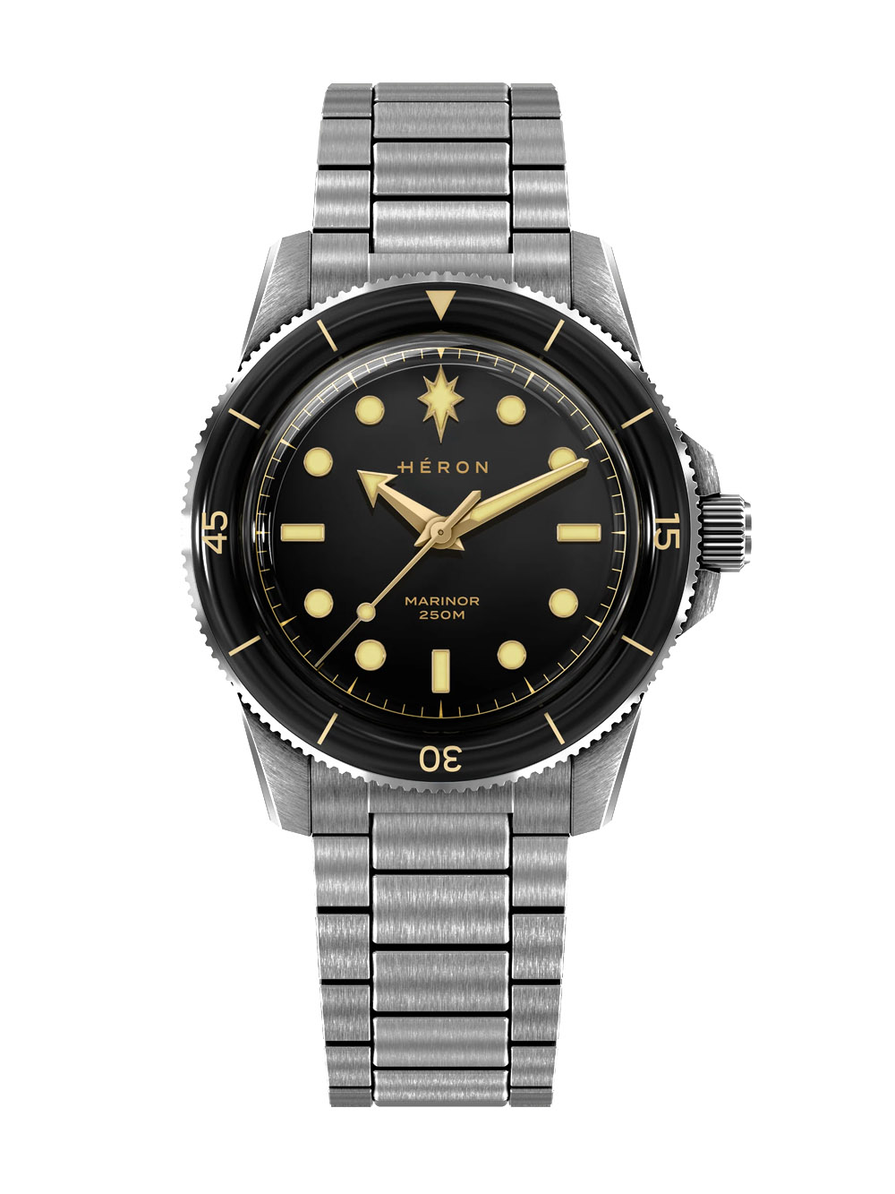 Héron Marinor Gilt & Black