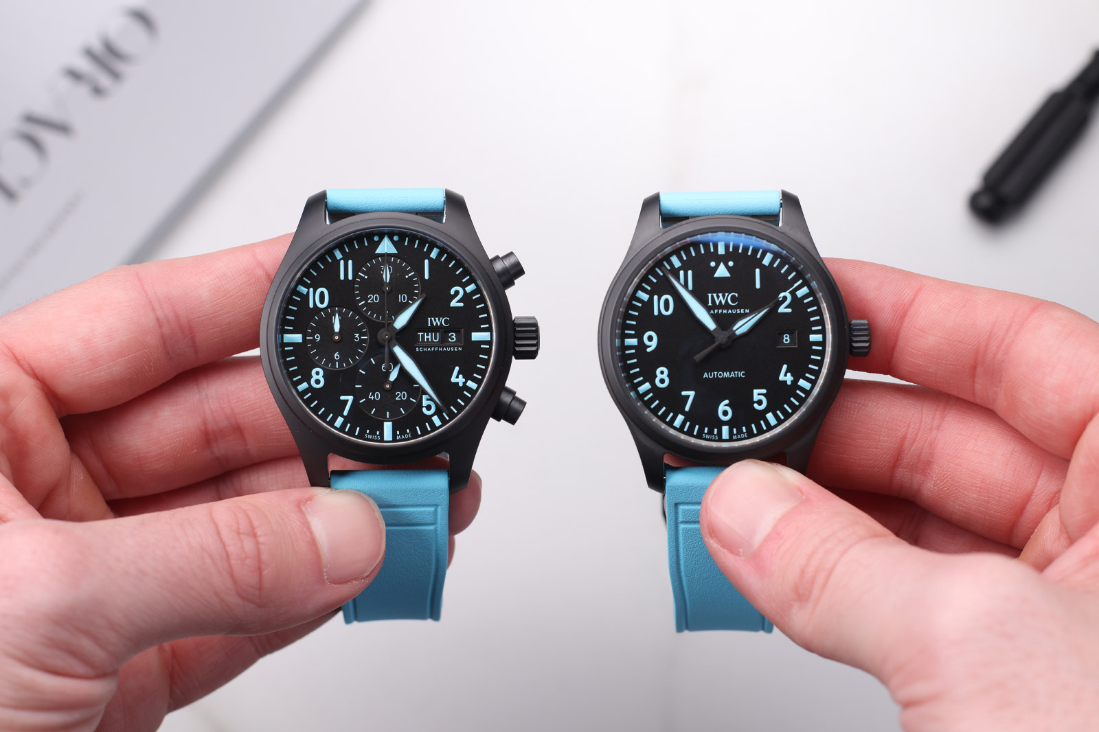 IWC Unveil Pilot’s Watch George Russell Collection in Ceramic