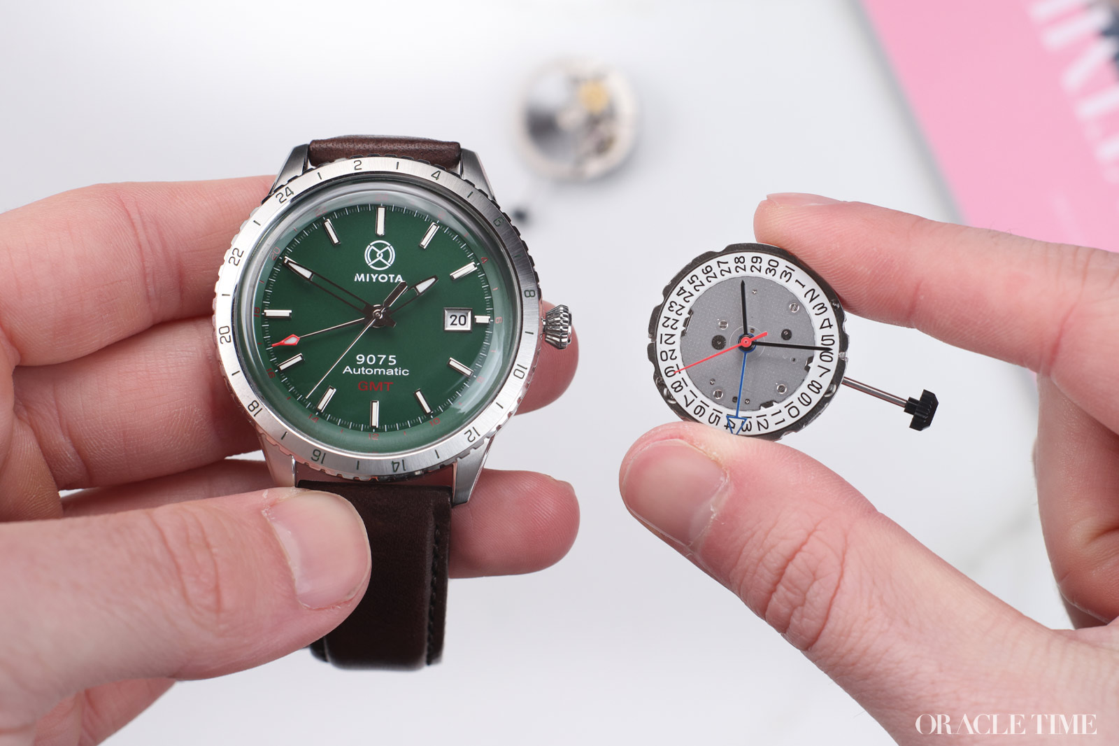 Miyota 9075 Premium Automatic True GMT