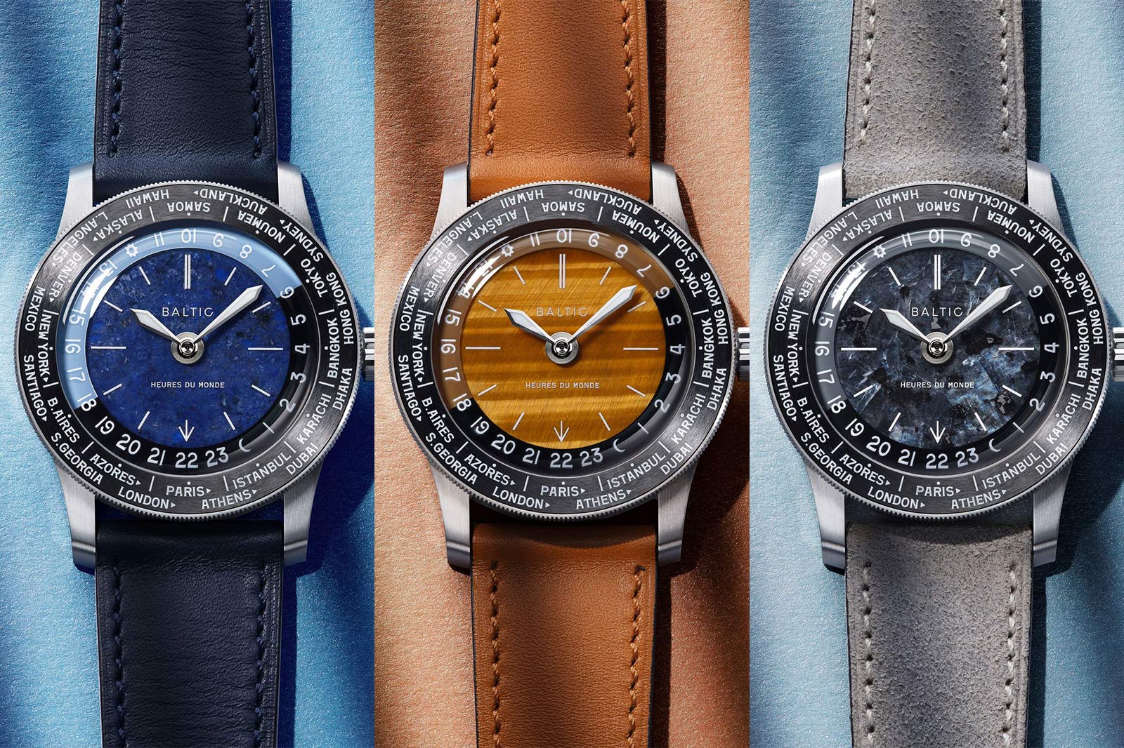 Baltic Heures du Monde is Their First Worldtimer