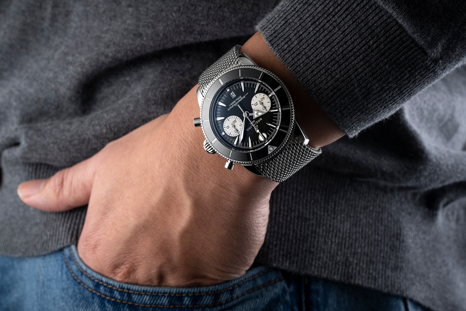 Breitling Superocean Heritage B01 Chronograph 42 Reverse Panda