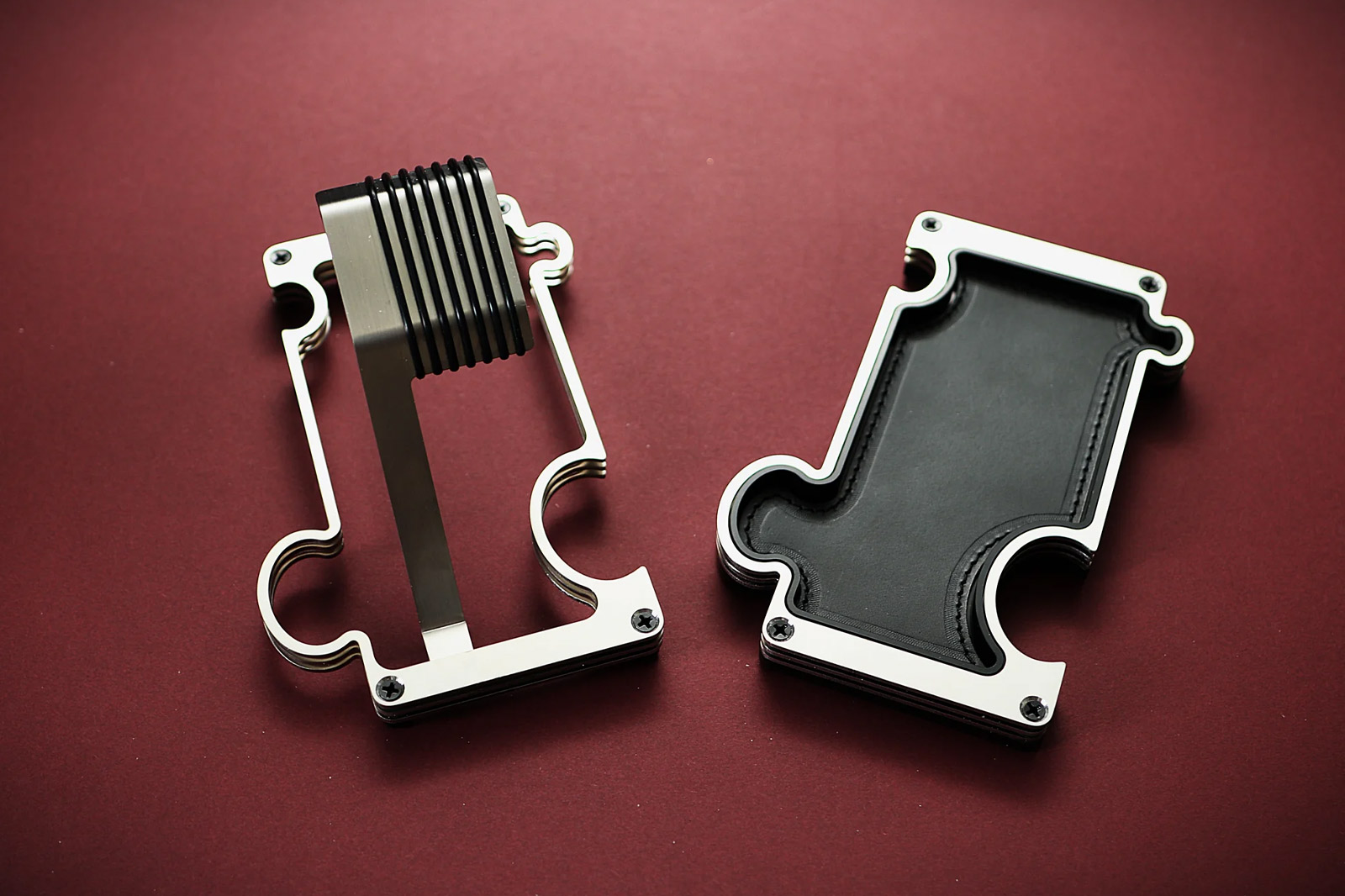 Chrome Calibre Puzzle Watch Stand and Vanity Tray