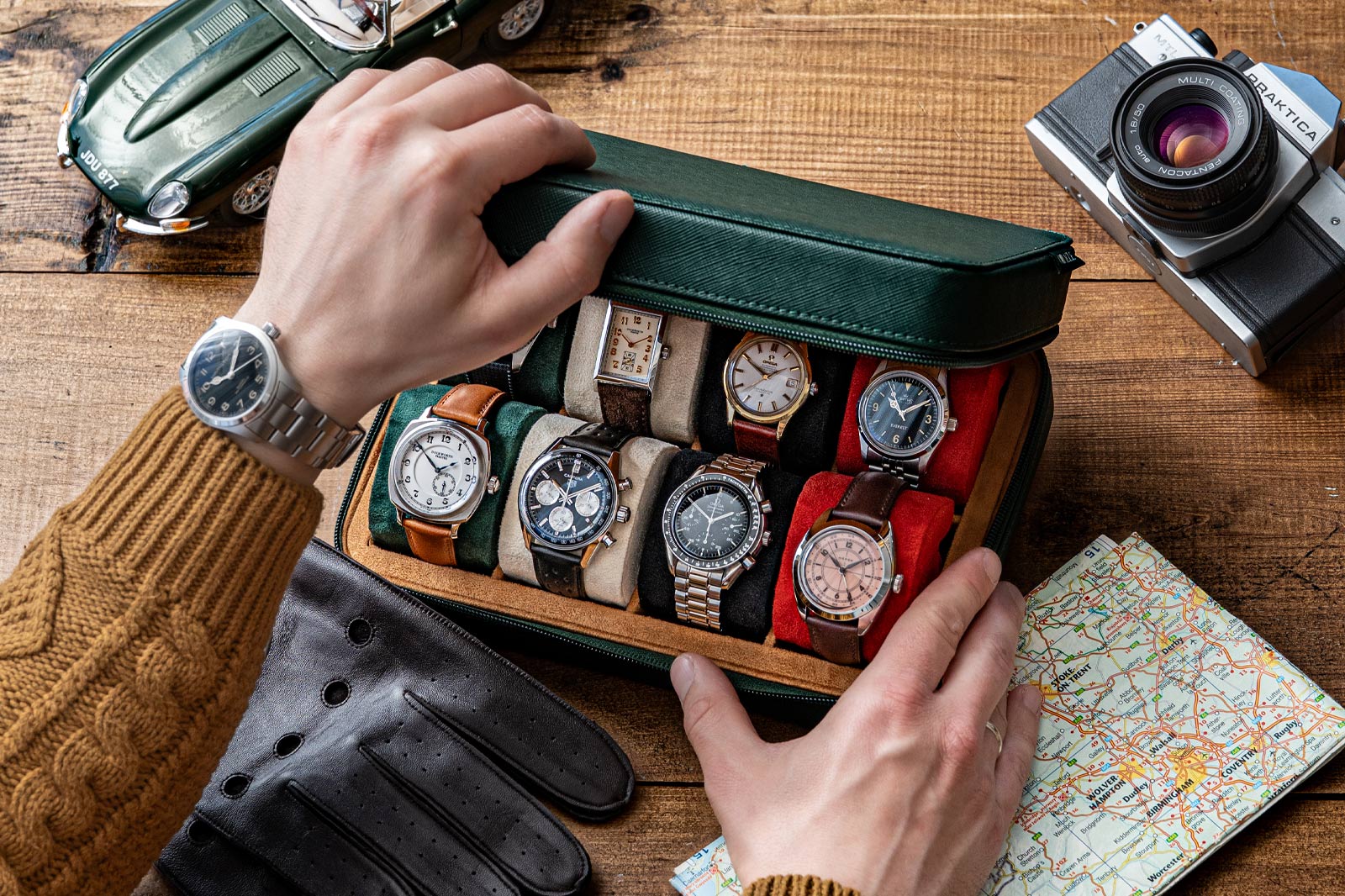 Bravo x Oracle Time Watch-Palette British Racing Green