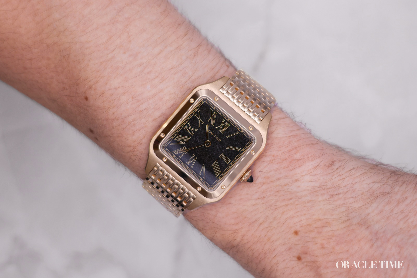Cartier Santos-Dumont Obsidian