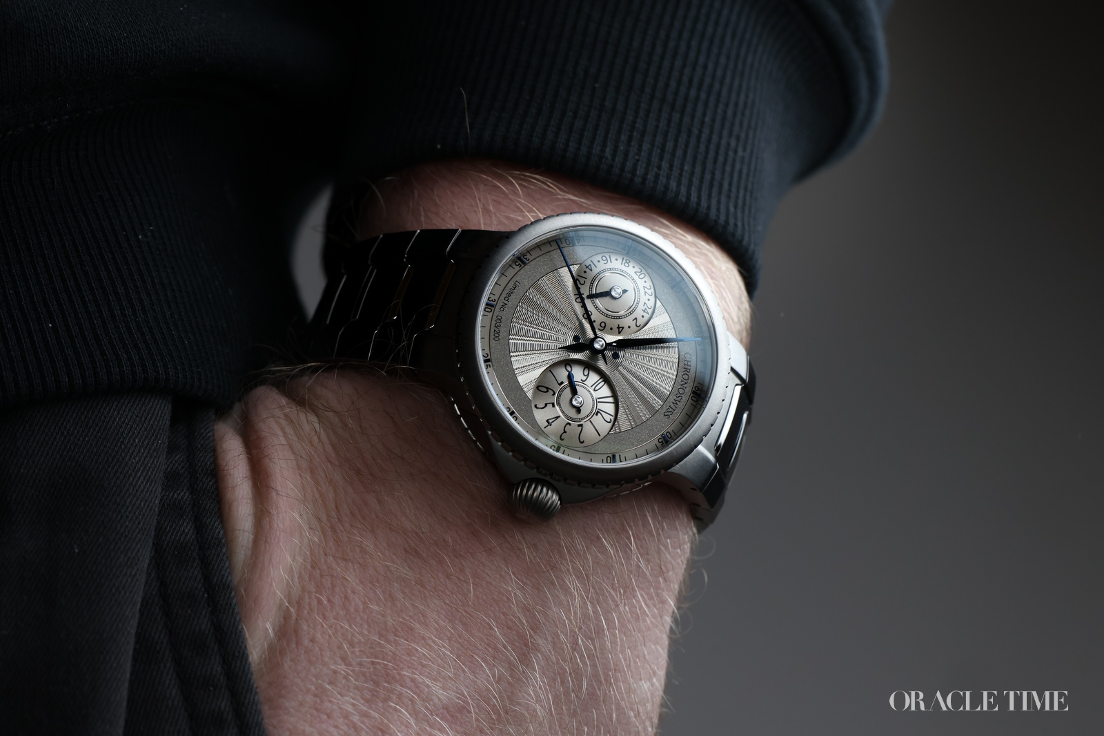 Chronoswiss Pulse GMT Silver Guilloche