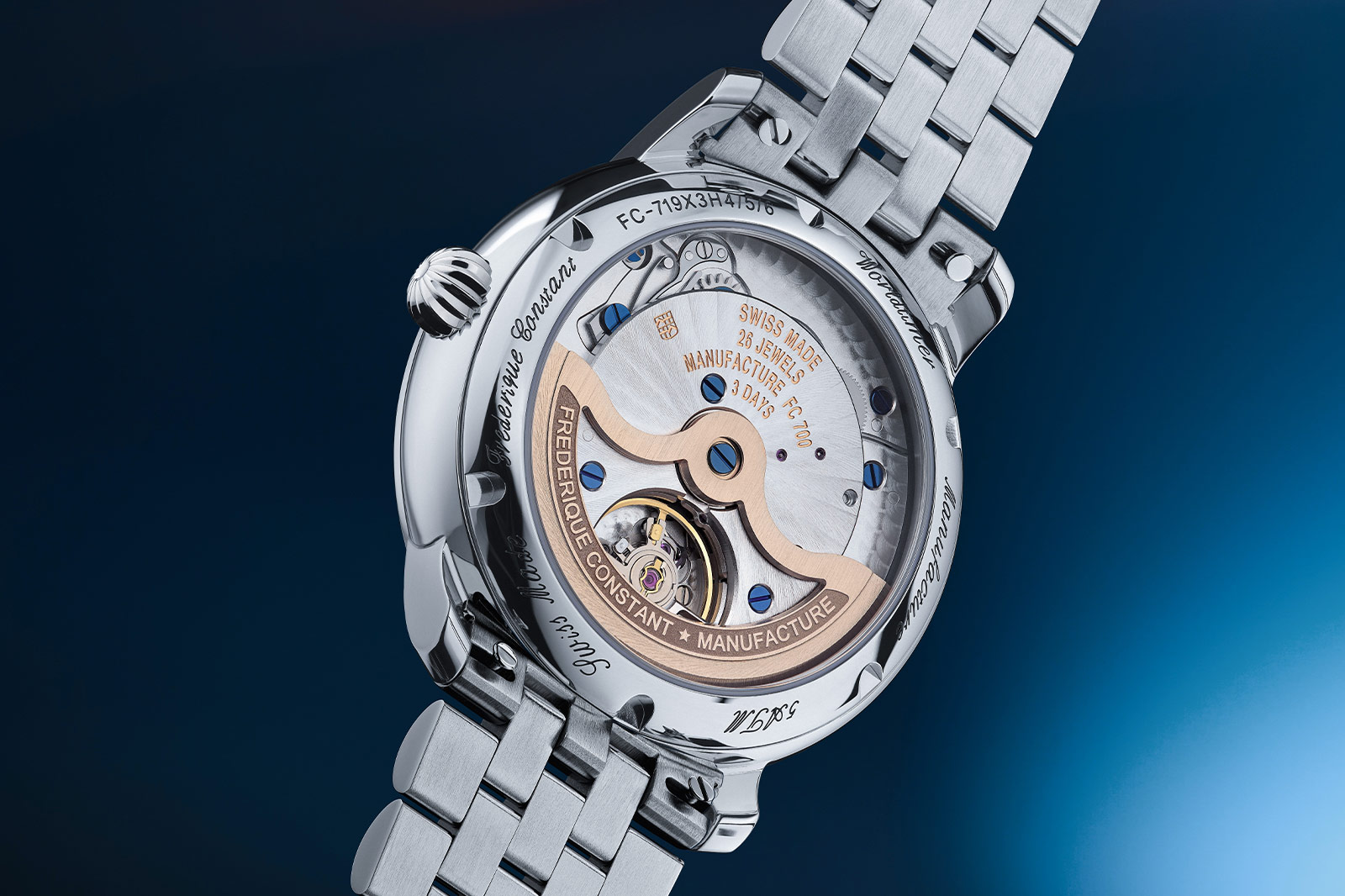 Frederique Constant Classic Worldtimer Manufacture Caseback