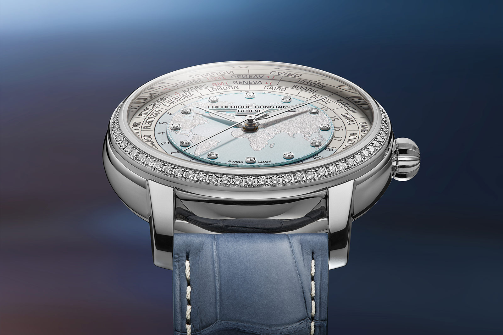 Frederique Constant Classic Worldtimer Manufacture FC-719LBWD3DH6