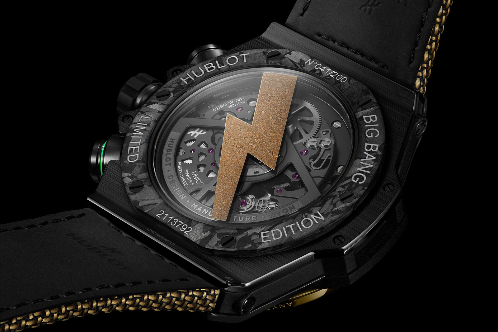 Hublot Big Bang Reloaded Usain Bolt Caseback