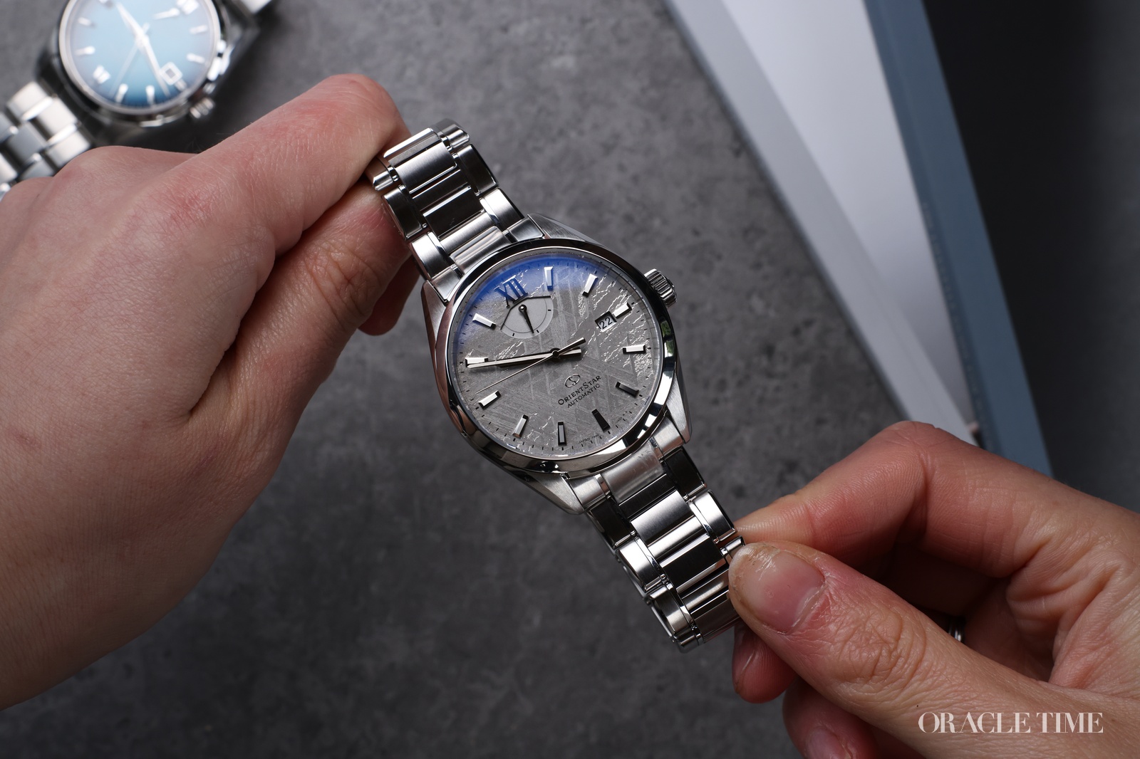 Orient Star M34 F8 Date Meteorite