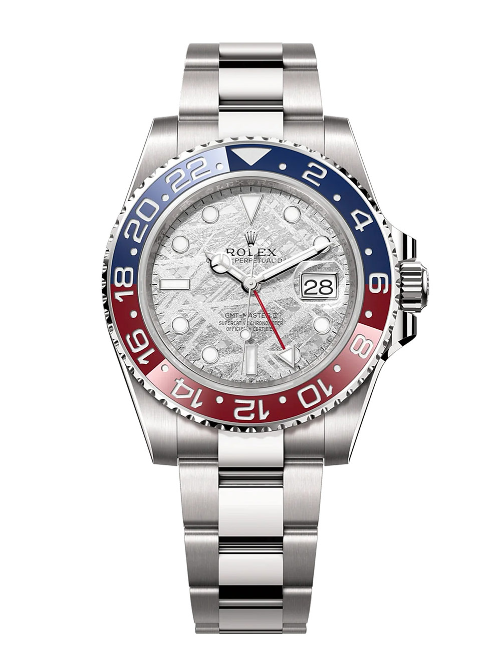 Rolex GMT-Master II Pepsi Ref. 126719BLRO White Gold Meteorite Dial