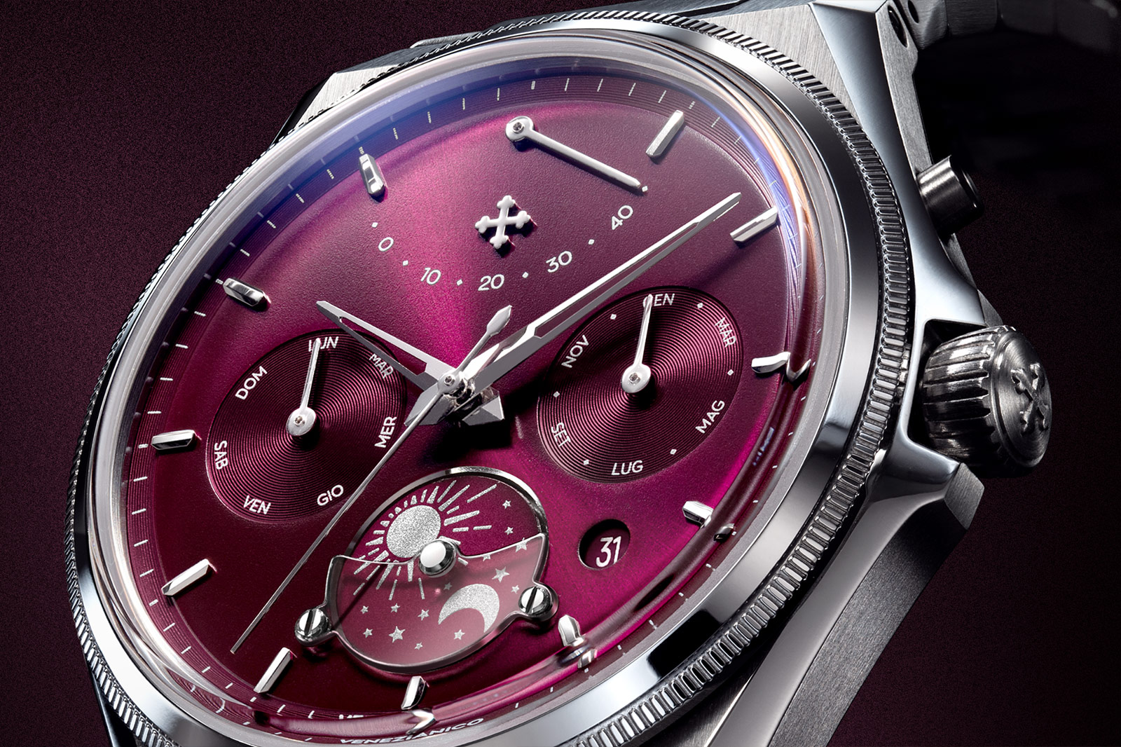 Venezianico Arsenale Calendario Burgundy Ref 6221581C