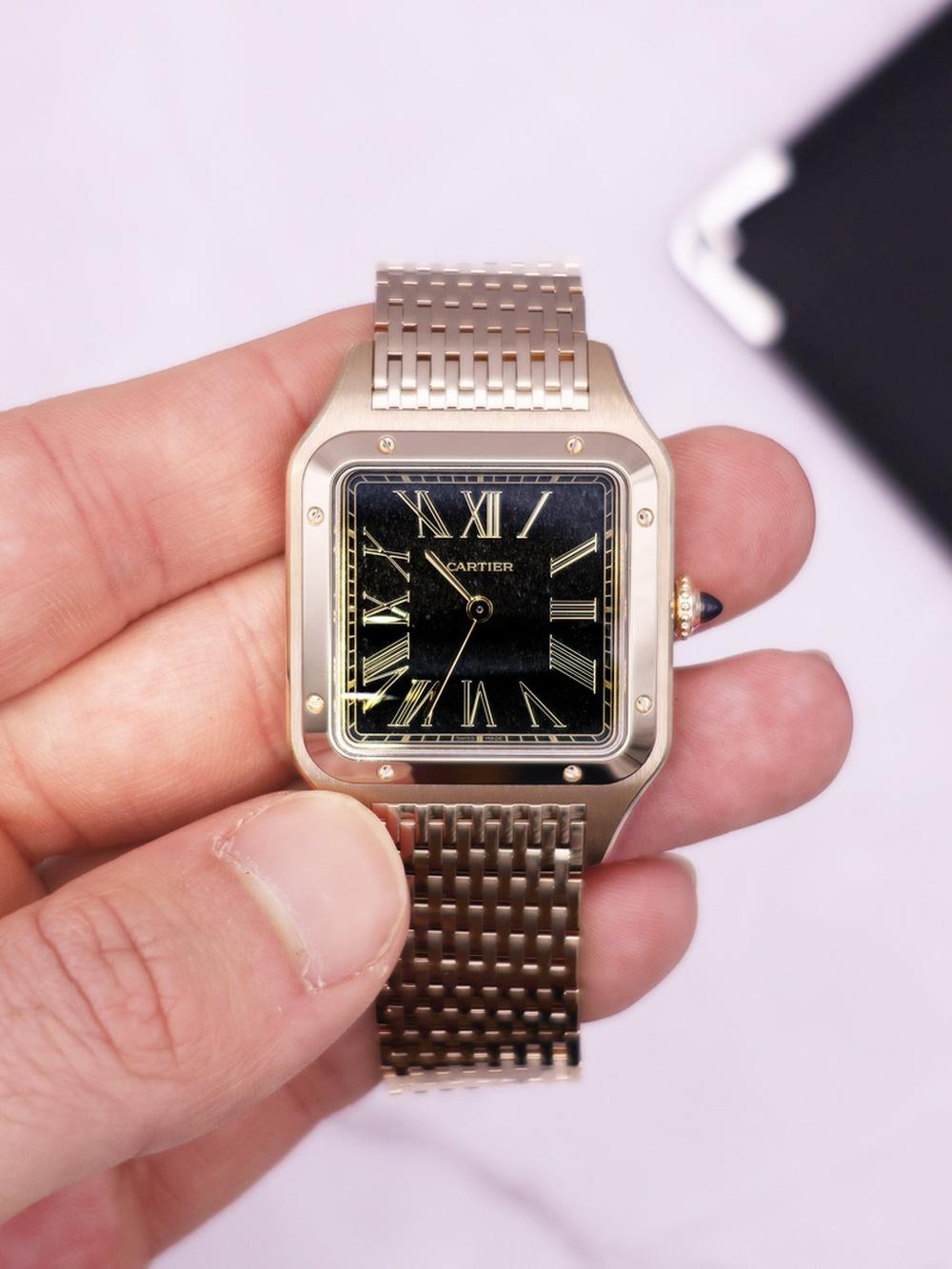 Cartier Santos-Dumont Large Model Obsidian
