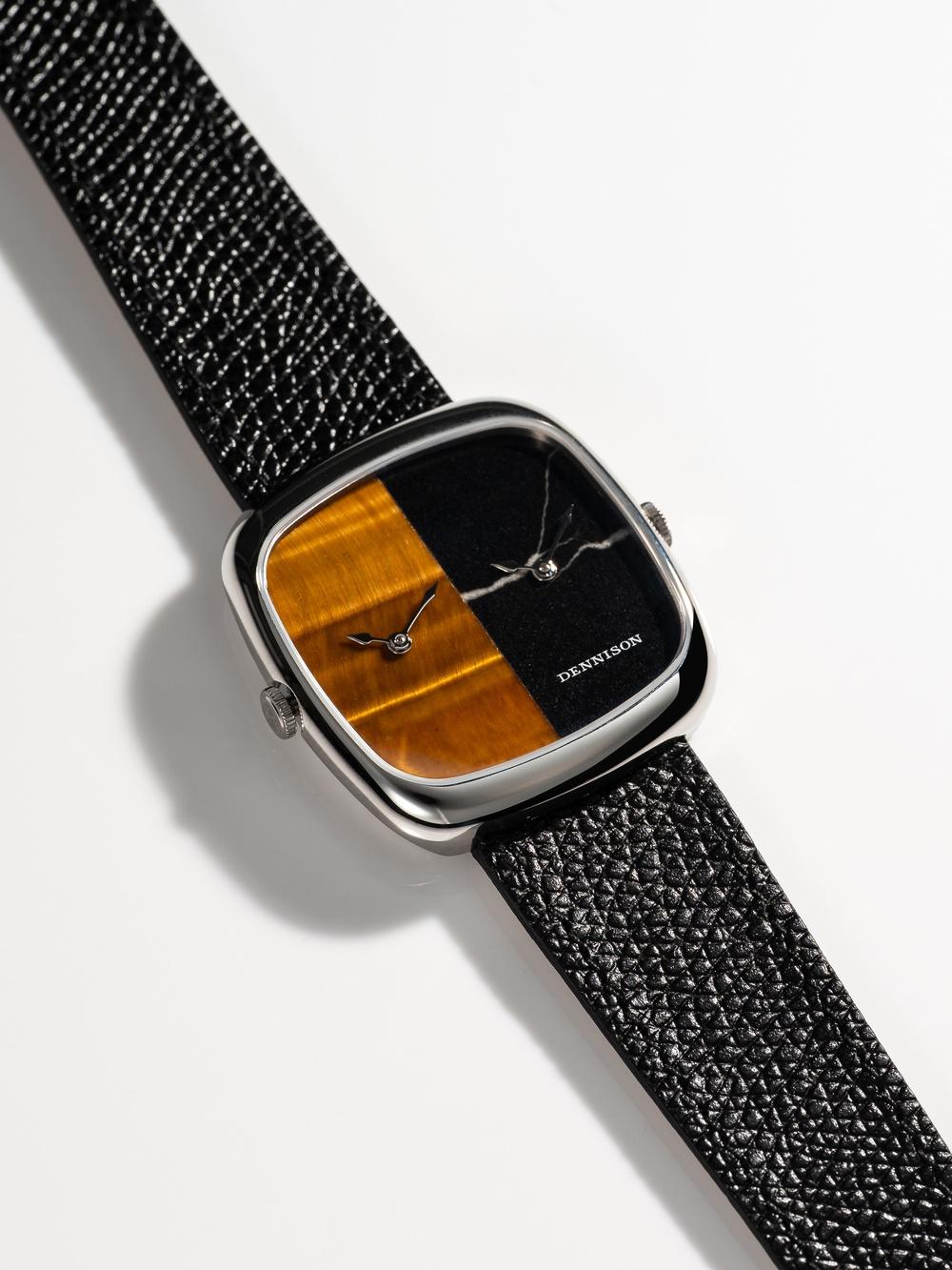 Dennison ALD Dual Time Tiger Eye and Marble