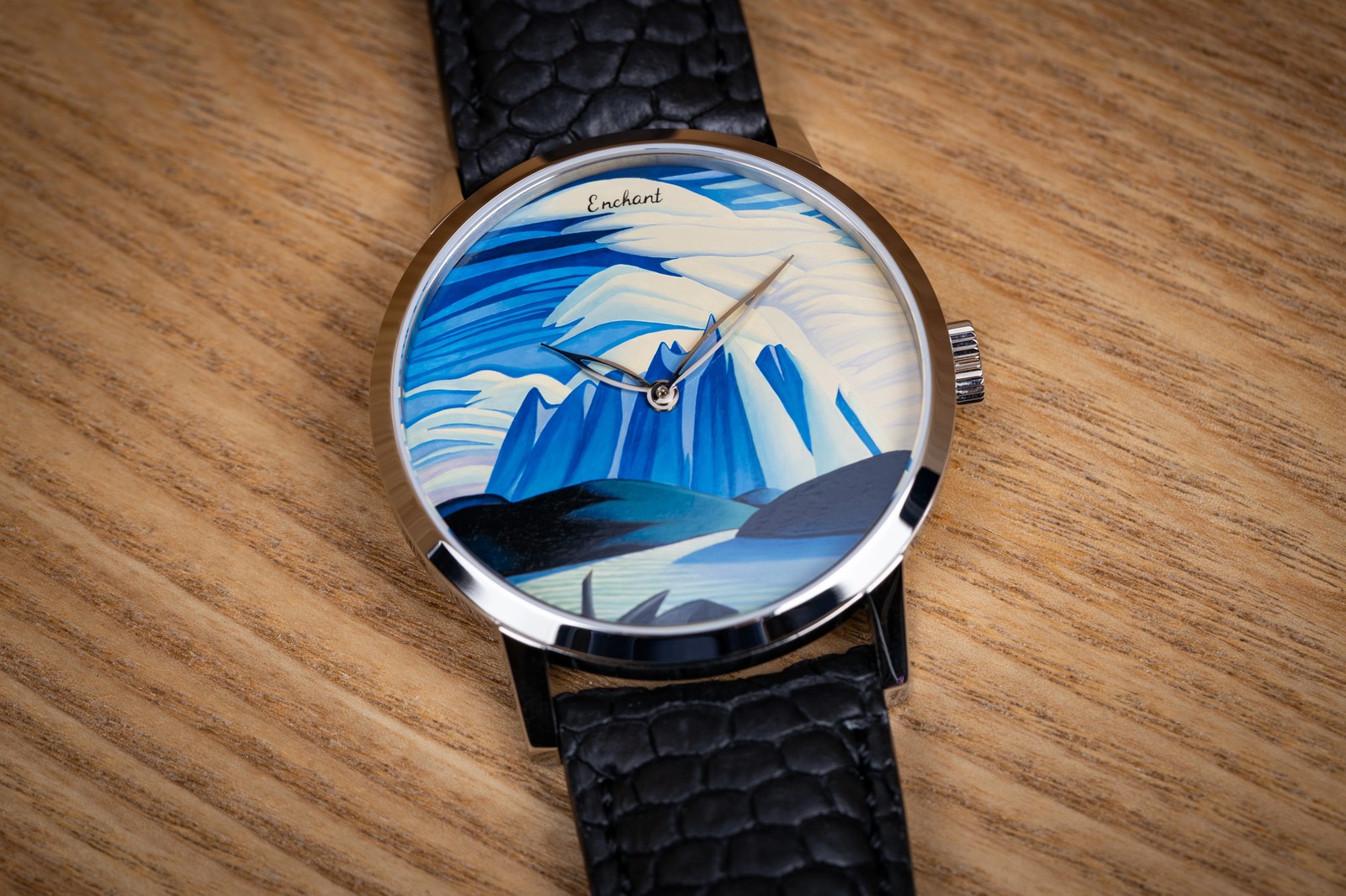 Enchant Watches Rare Handcrafts Lake and Mountains