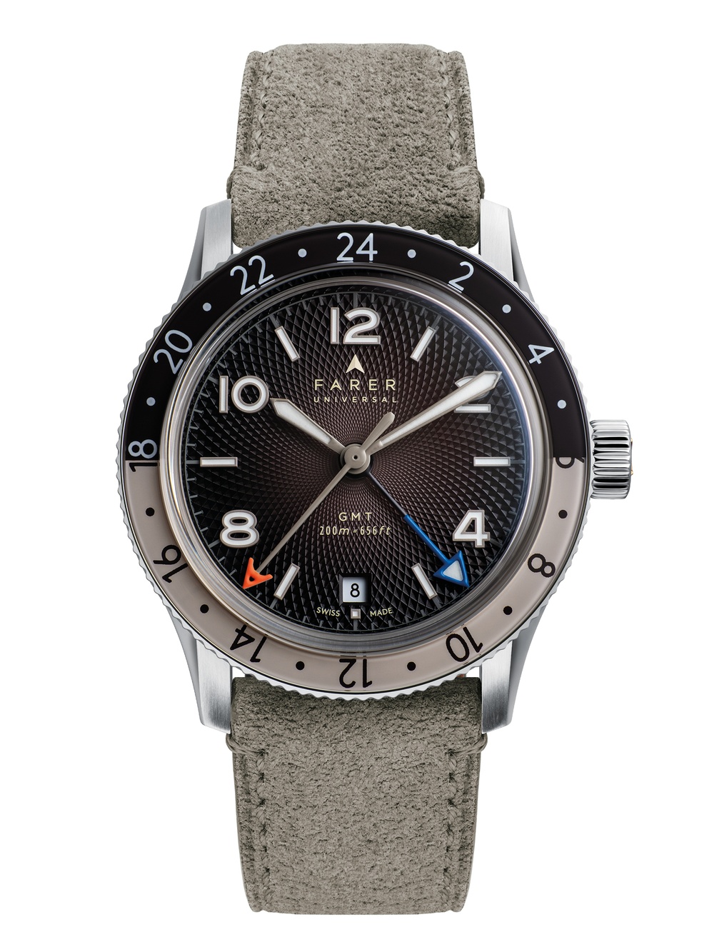 Farer Nevada Mocha GMT Bezel