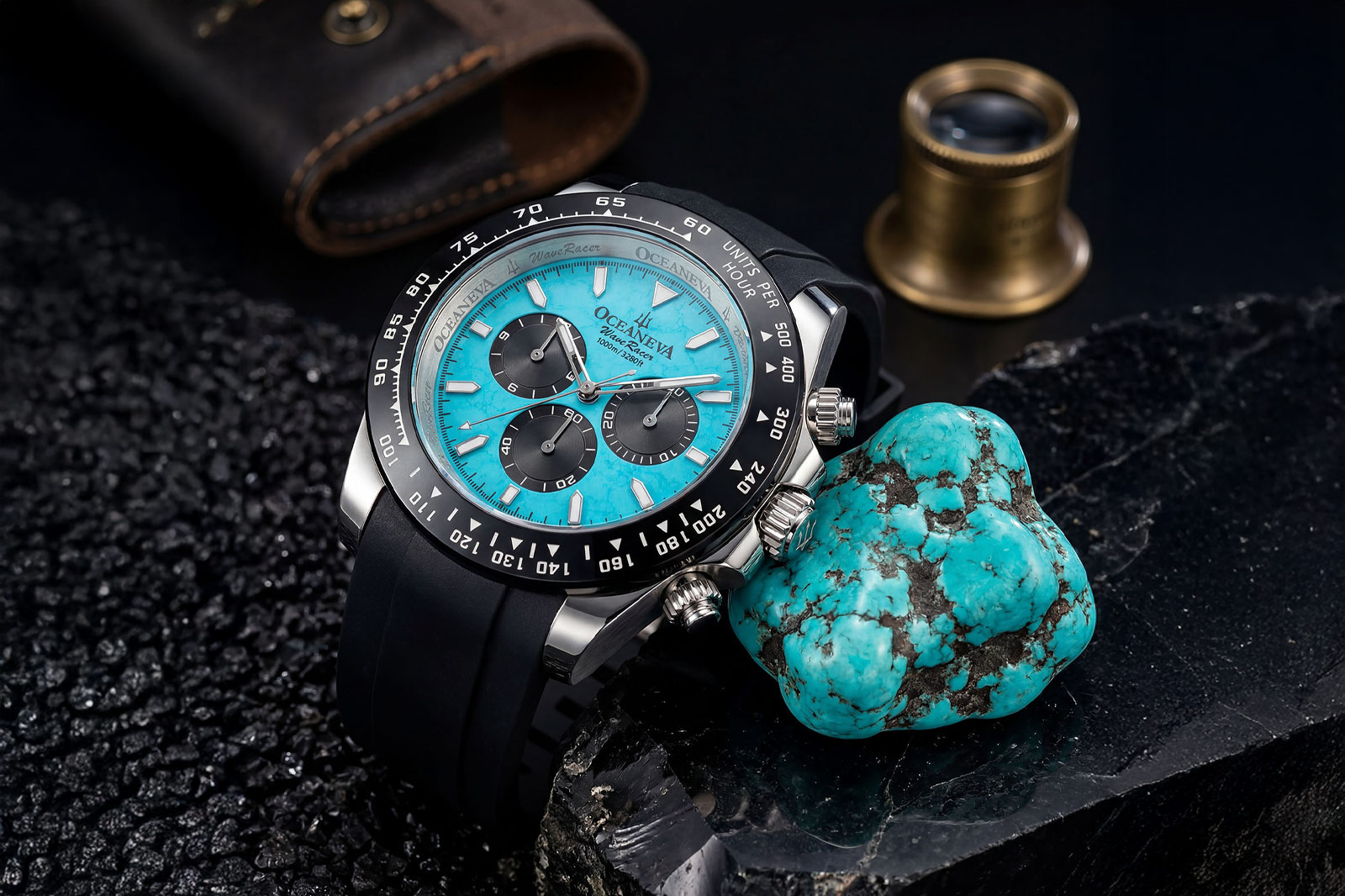 Oceaneva WaveRacer Automatic Chronograph Turquoise