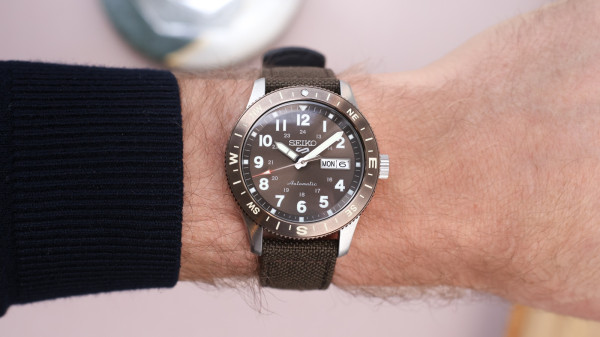 Seiko Launch 5 Sports Field Explorer Collection with New Size and Compass Bezel