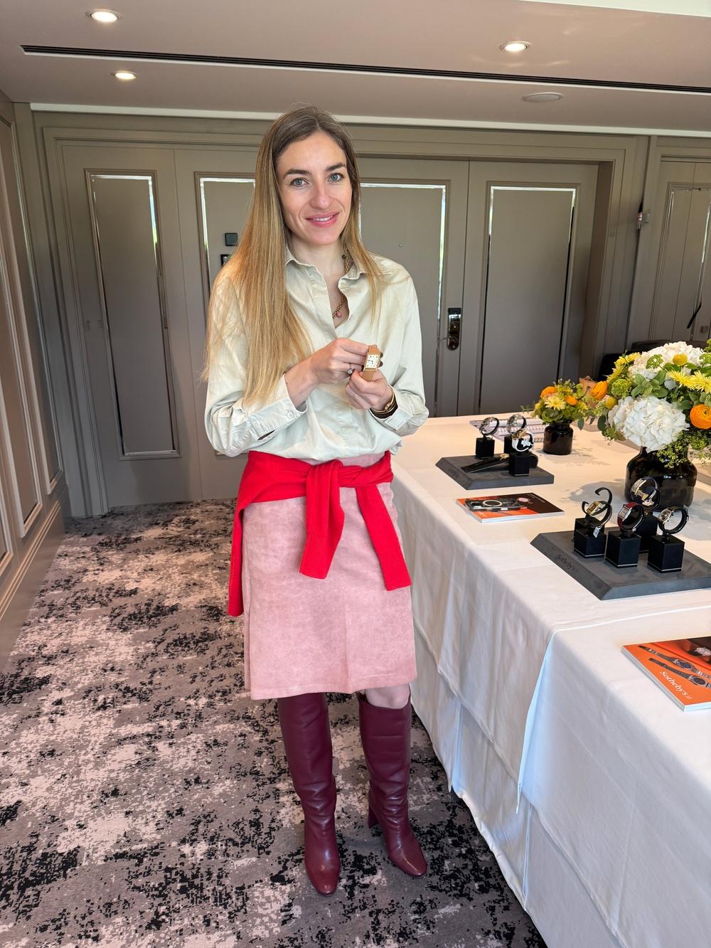 Sotheby's Clara Kessi, Auctioneer and Head of Sales