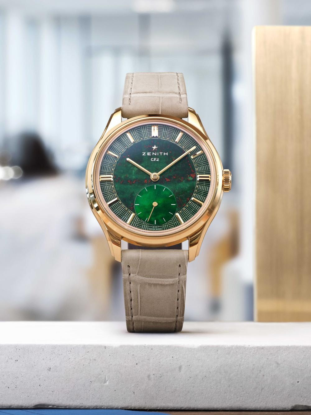 Zenith G.F.J. Yellow Gold Bloodstone