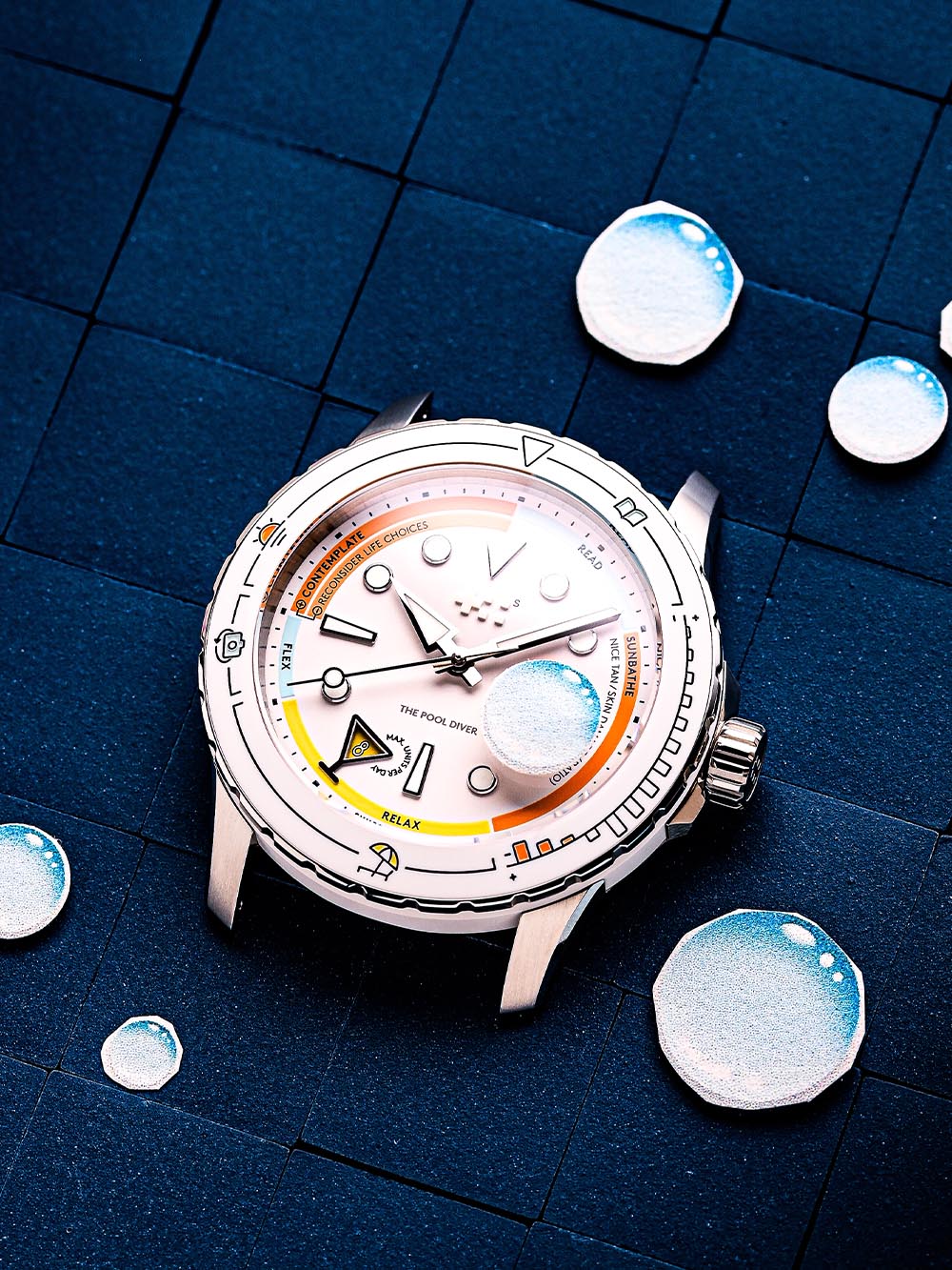 Christopher Ward C60 Pool Diver x seconde seconde