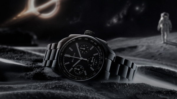 Bulova Launch Lunar Pilot Black Hole Limited Edition at 41mm